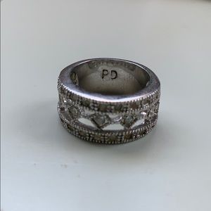 A silver ring